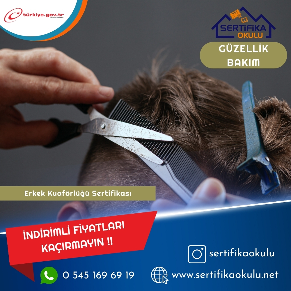 Erkek Kuaförlüğü Sertifikası