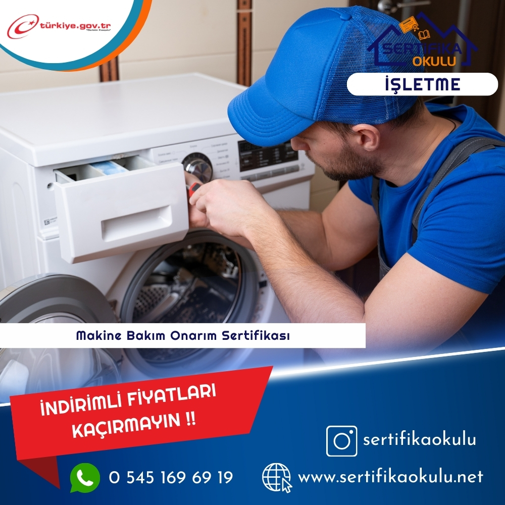 Makine Bakım Onarım Sertifikası