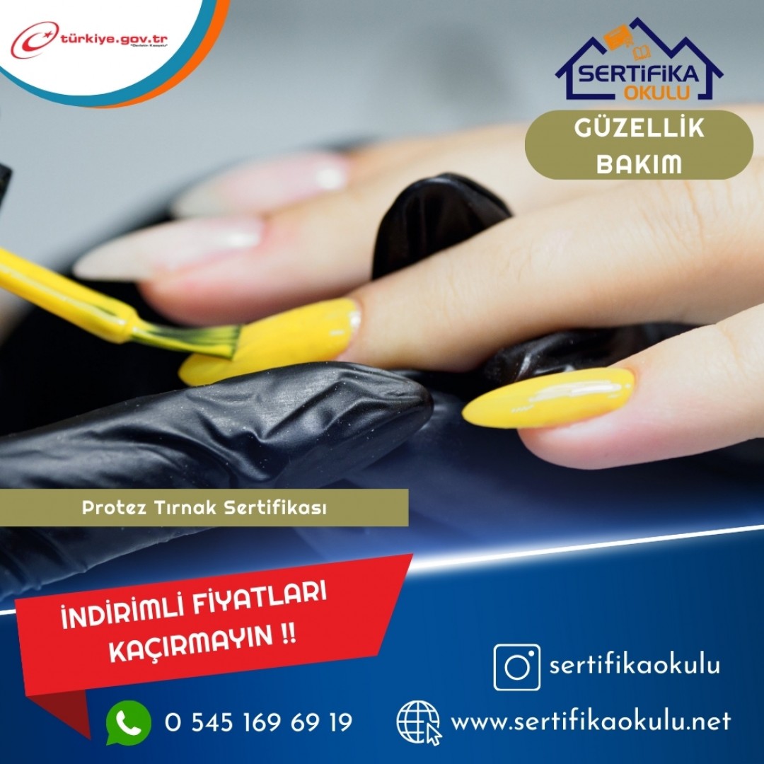 Protez Tırnak Sertifikası